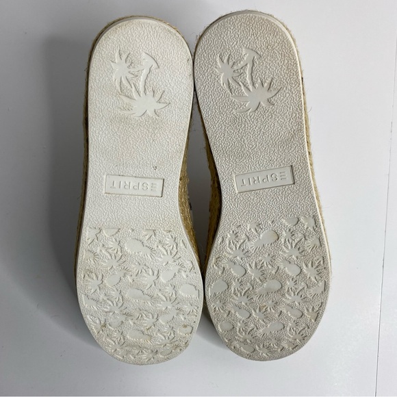Women’s Esprit Multi Striped Trendy Espadrille Canvas Slip on Shoes Size 8 - Picture 8 of 8